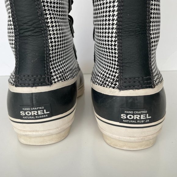 Sorel Women's Black and White Winter Boots - Picture 9 of 11